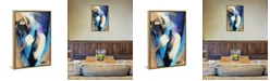 iCanvas Rhapsody Blue by Michael Goldzweig Gallery-Wrapped Canvas Print - 26" x 18" x 0.75"